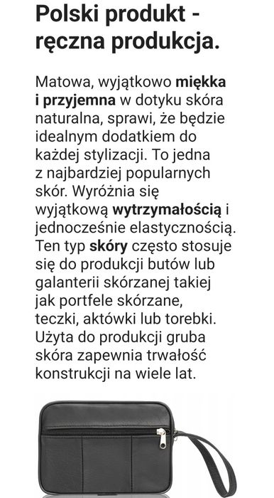Sprzedam saszetkę