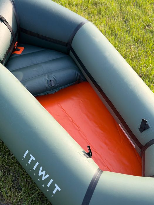 Packraft ponton kajak pneumatyczny TPU ITIWIT PR100 Decathlon + wiosło