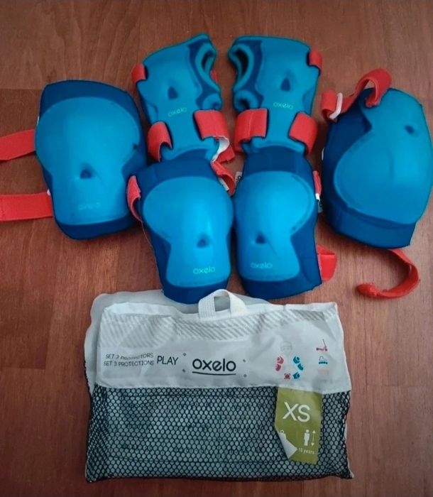 Patins em linha + conjunto de protecção