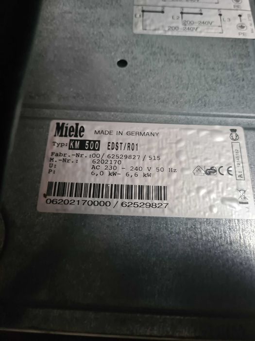 Placa electrica Miele