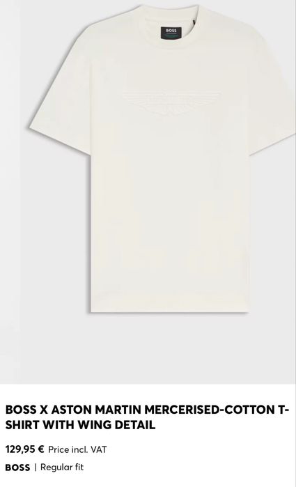 Футболка Boss&Aston Martin M XL