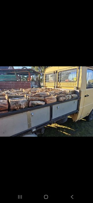 Drewno opałowe mieszane - pocięte i poukładane na aucie!!