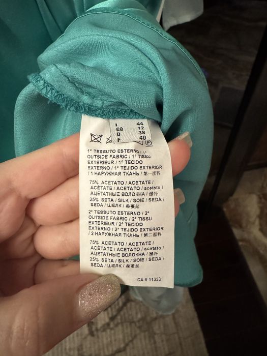 Вечірня шовкова сукня pinko М