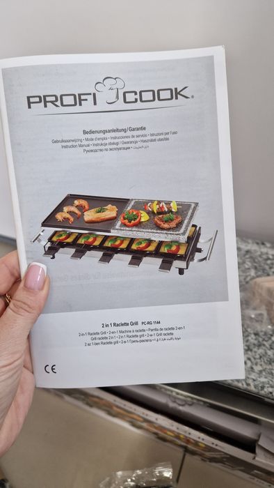 Grill elektryczny raclette ProfiCook
