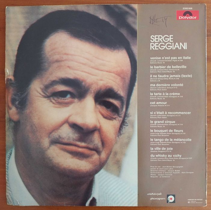 vinil: Serge Reggiani “Serge Reggiani”