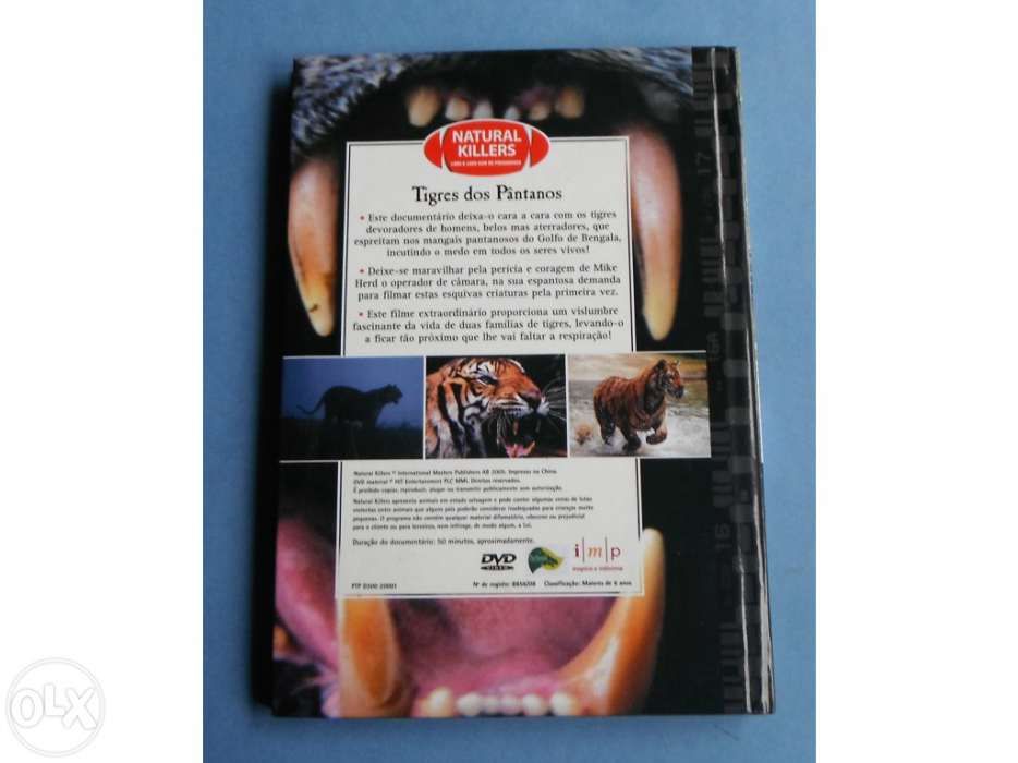DVD - Tigres os Pântanos