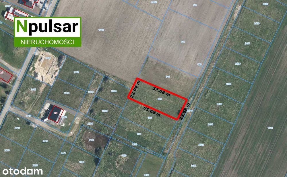 Działka budowlana w Czarnowąsach