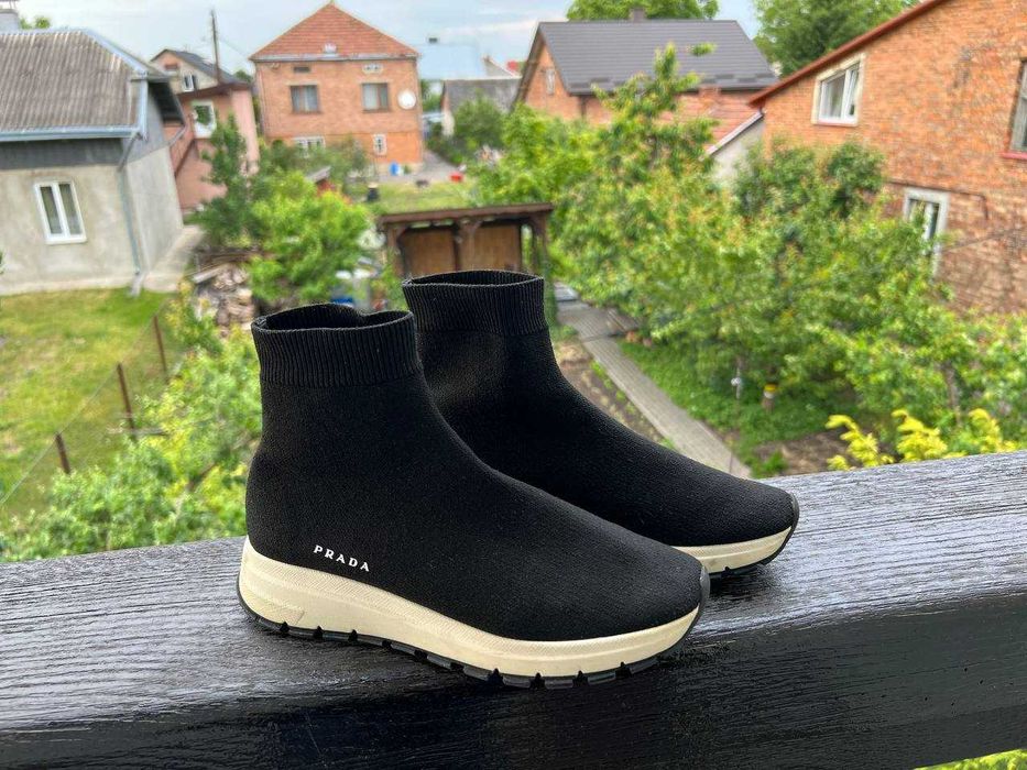 Кросівки Prada Knit Sock Trainers