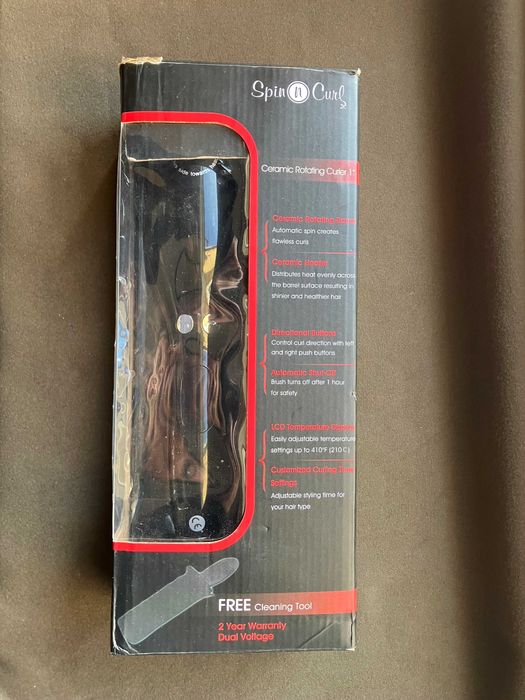 Lokówka obrotowa ceramiczna SPIN & CURL