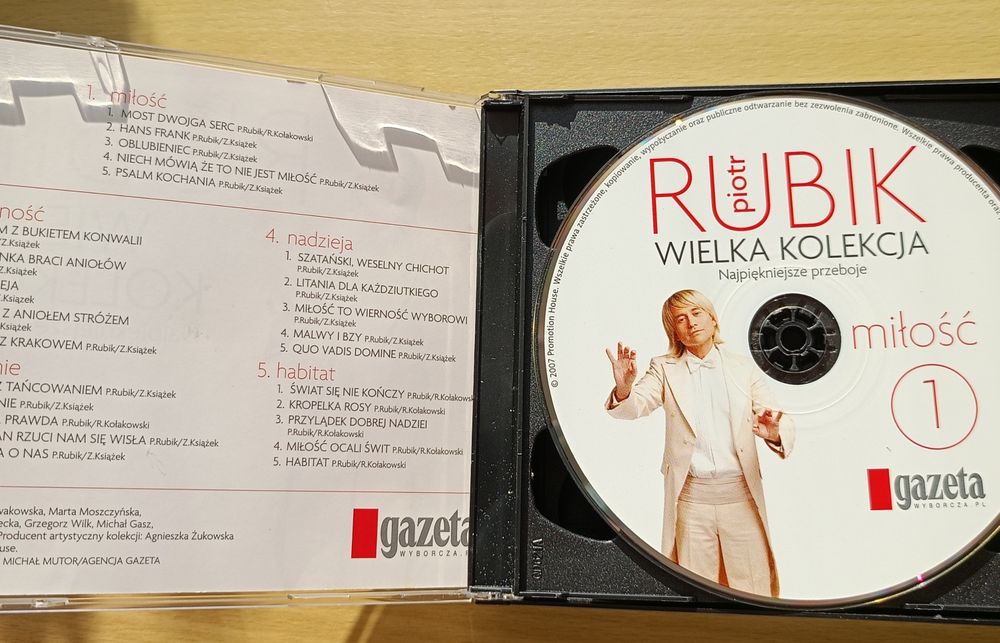 5 CD Piotr Rubik Wielka Kolekcja najpiękniejsze przeboje