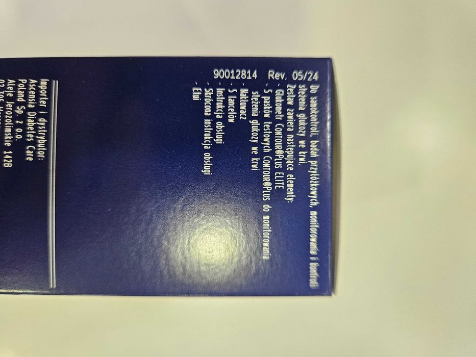 Glukometr nowy Contour Plus