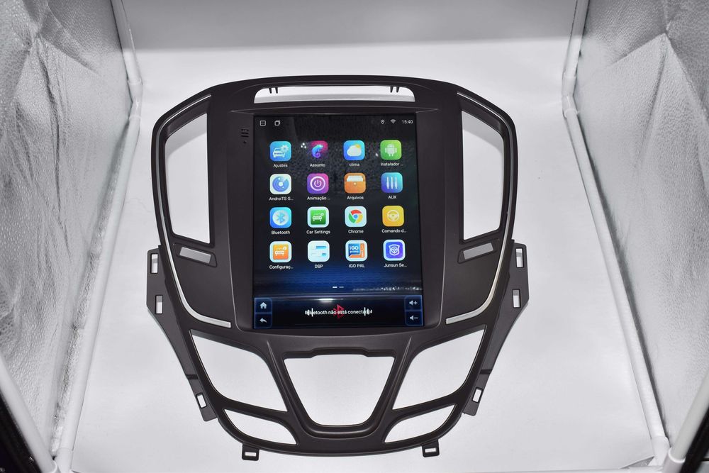 Rádio android Opel Insignia 2014 a 2018 Ecrã Estilo Tesla 9.7 + câmara