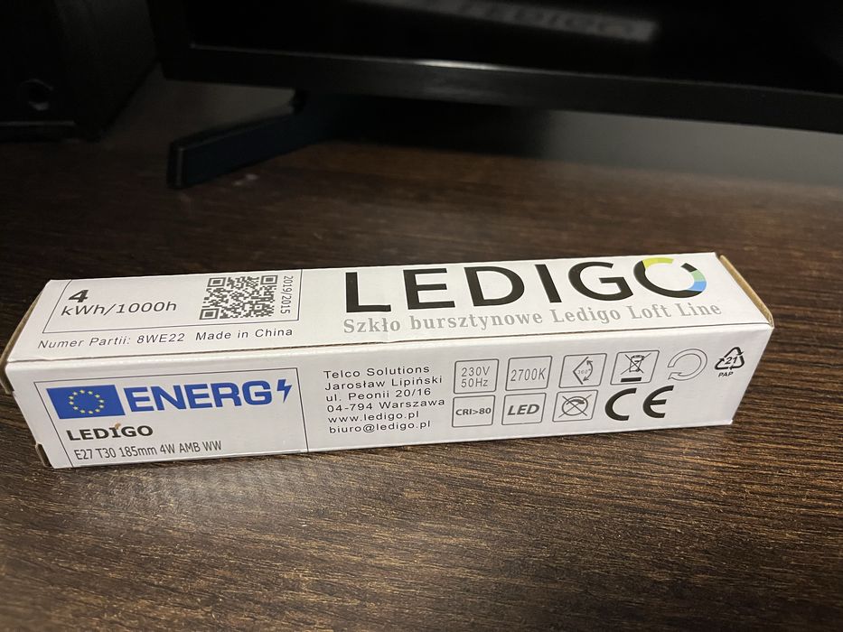 Żarówka LED Edison E27 LEDIGO