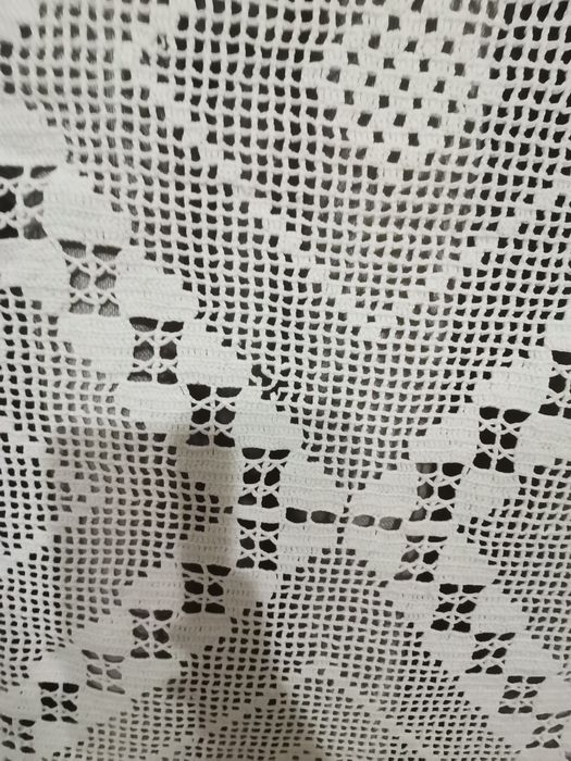 Manta toalha em croché