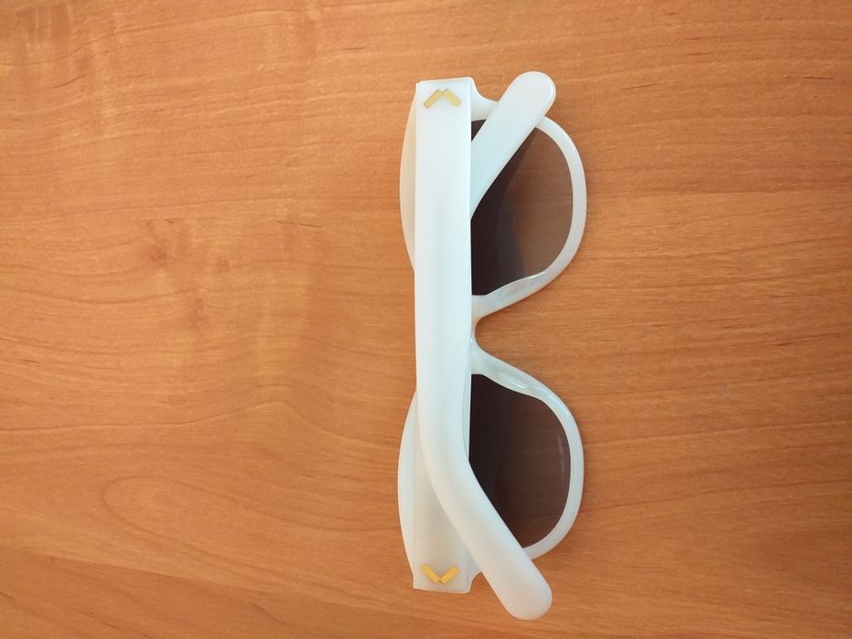 KENZO UNIKAT NOWE oryginalne okulary przeciwsłoneczne oprawki  biało- kremowe +etui damskie
