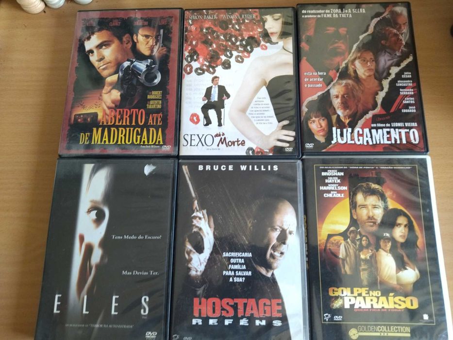 DVDs novos e selados