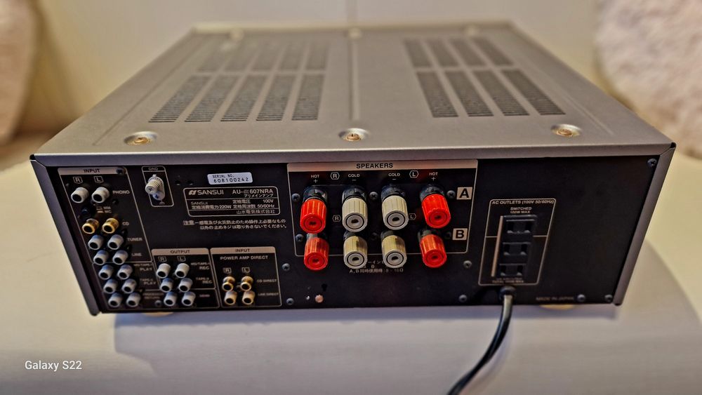 Sansui AU-α607NRA (AU-alpha 607NRA) – Kolekcjonerski Wzmacniacz Zintegrowany (Stan Idealny / Po Przeglądzie) z transformatorem