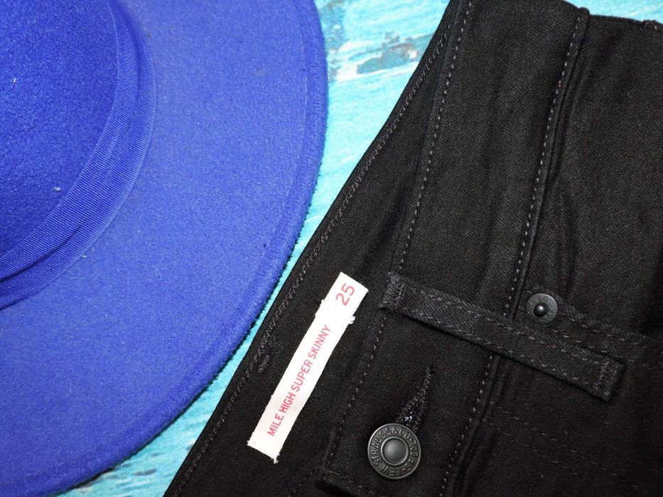 Levi's Oryginalne rurki wysoki stan Mile Super skinny 25