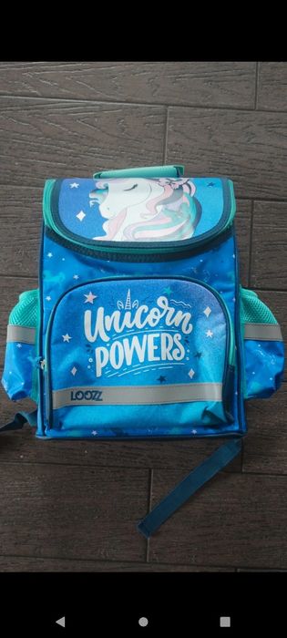 Plecak wczesnoszkolny tornister jednorożec unicorn sztywny usztywniany