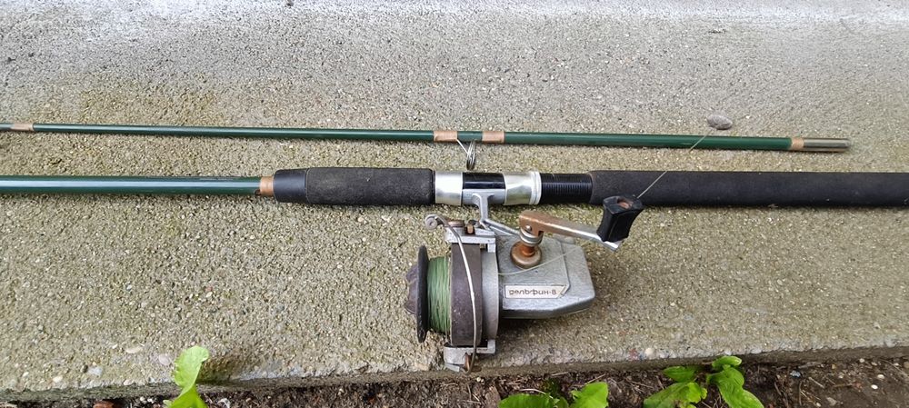 Spinning Germina Standard z kołowrotkiem Delfin