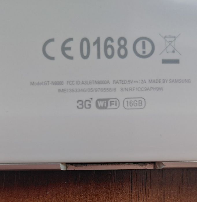 Планшет Samsung gt-n8000