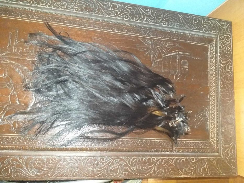 Extensão Queratina Lisa 60 Cm/55 Cm/45 Cm/40 Cm-Cabelo Humano Myos