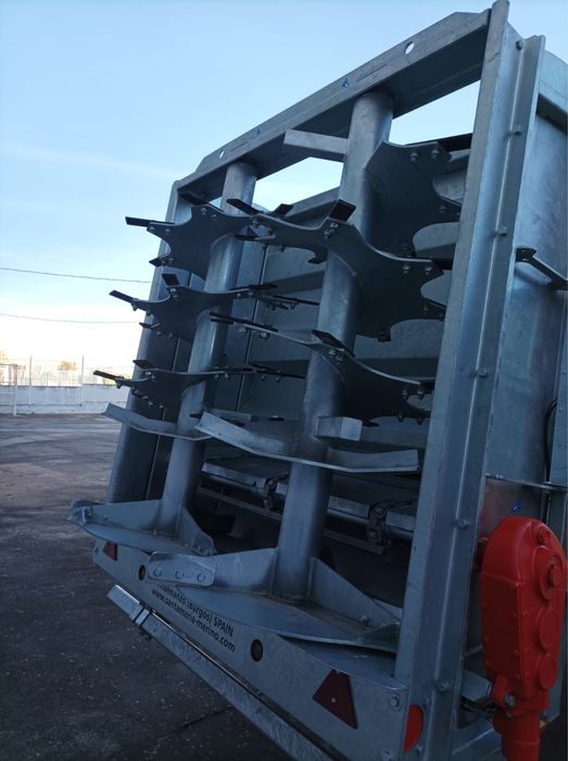 Reboque Espalhador de Estrume-Santamaria H135-Galvanizado-12t / 14m3