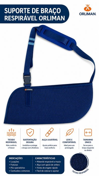 Suporte de Braço Respirável Orliman – Como Novo