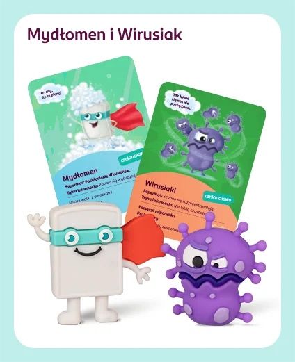 NOWE figurki Rossman Czyściochowo-Mydłomen i Wirusiaki.