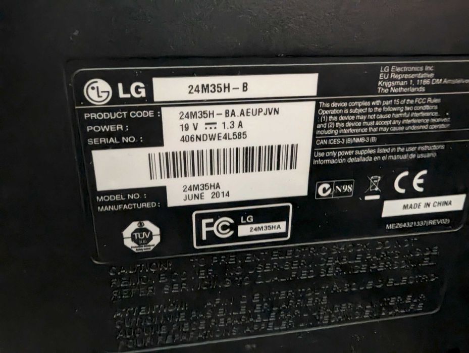 Monitor LG 24M35H-B