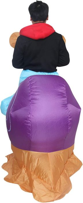 Kostium Nadmuchiwany Ślimak Karnawałowy dla Dorosłych 150-180cm