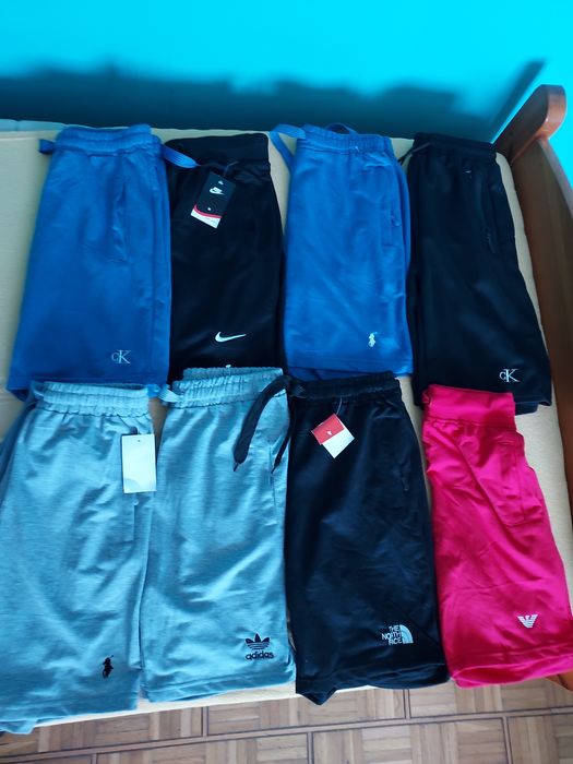 Spodenki męskie wyszywane logo. M.L.XL.XXL. okazja!