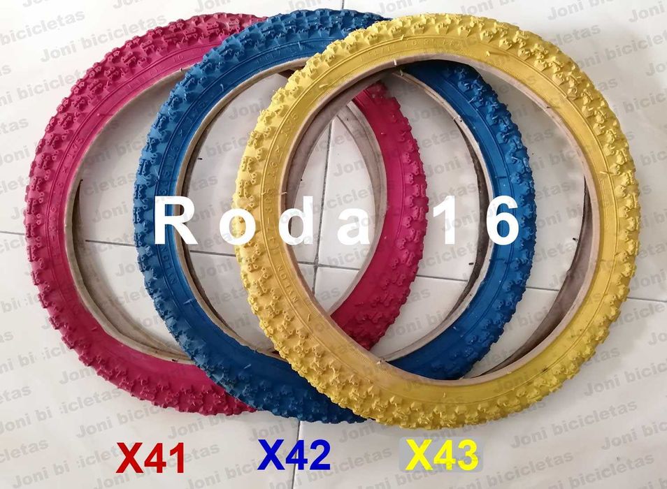 Pneus de bicicleta BMX e chopper (rasto antigo)