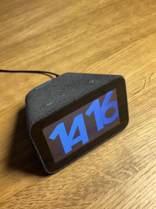 Lenovo smart clock - zegar budzik głośnik google smart home