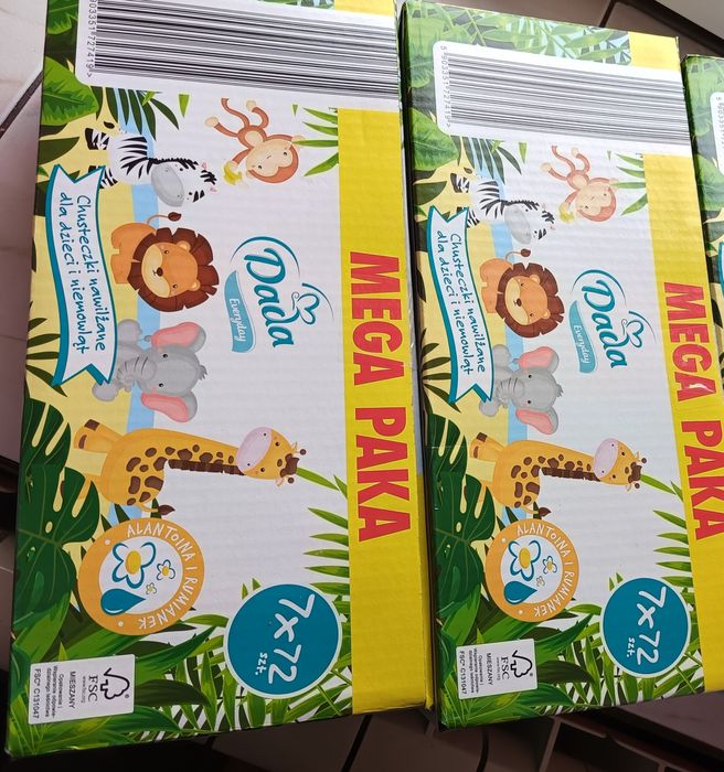 Chusteczki nawilżające Mega paka