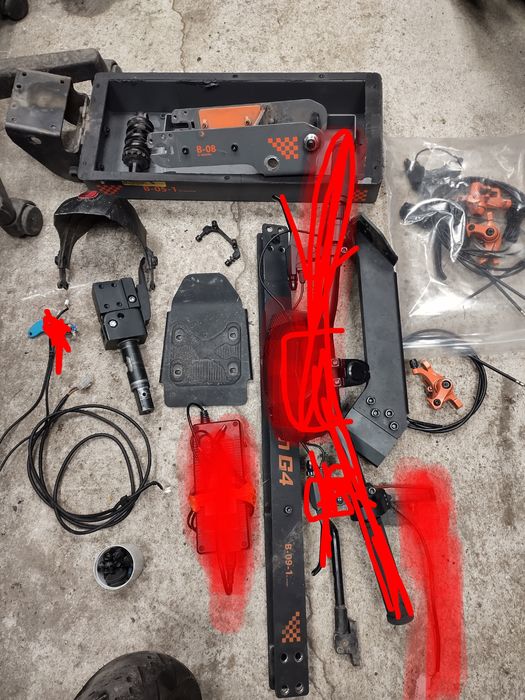 Hulajnoga elektryczna Kukirin g4 2024 Części