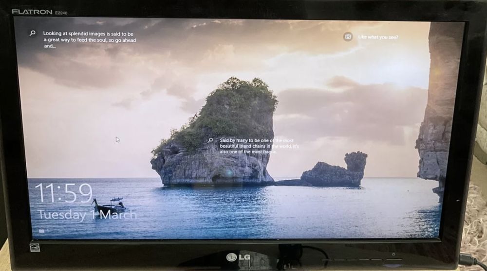 Monitor LG Flatron E2240S Full Hd