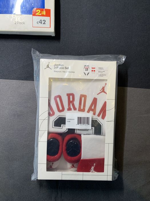 Conjuntos Nike Air Jordan Bebé (0-6M) + Pack Calvin Klein NOVO E SELADO