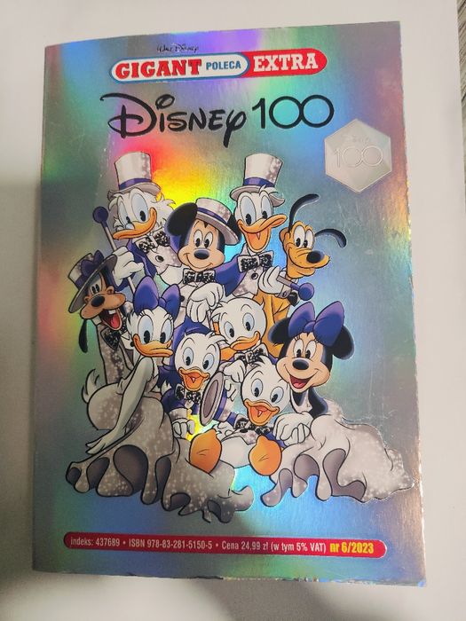 100 lat Disneya Kaczor Donald Gigant poleca extra
