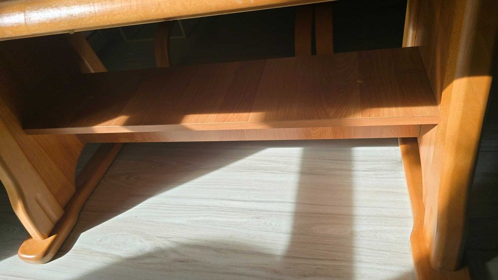 Ława stolik drewniany rozkladany +gratis 2 fotele