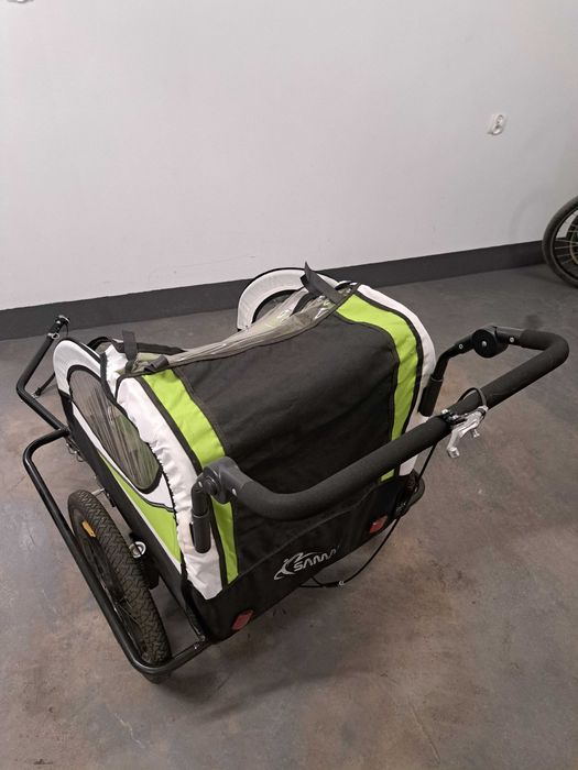 Przyczepka rowerowa dla 2 dzieci