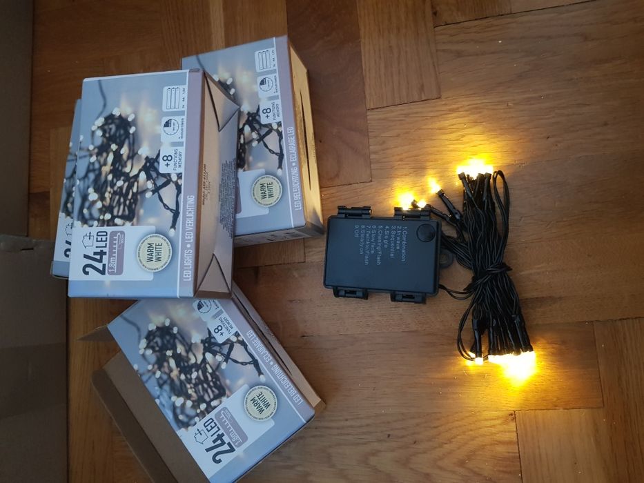 Lampki na choinkę lub stroików na baterie
