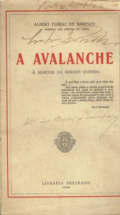 2700 - Literatura - Livros de Albino Forjaz de Sampaio (Vários)