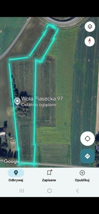 Sprzedam siedlisko,las, grunt orny Wola Piasecka  pow. Świdnicki