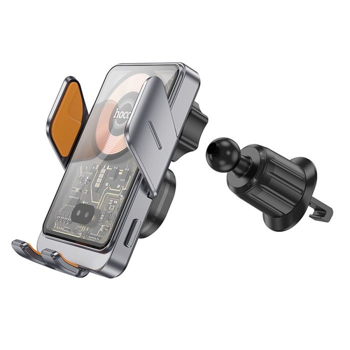 Беспроводная зарядка в машину Авто держатель Hoco HW7 Быстрая Зарядка