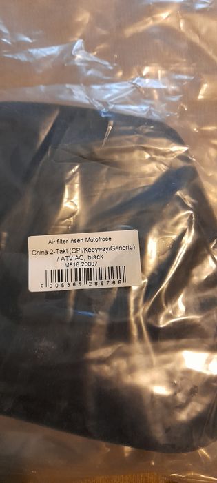 Filtro ar scooter Keeway novo no plástico