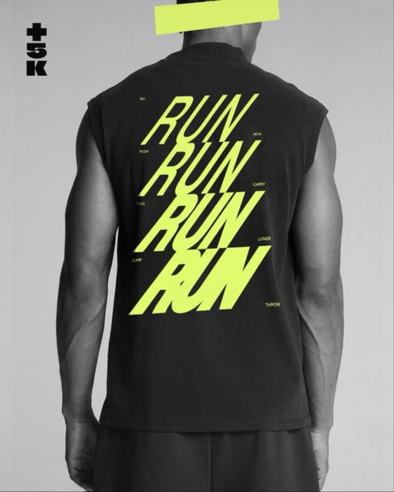 T-shirt manga cava Hyrox / Hybrid + 5K
