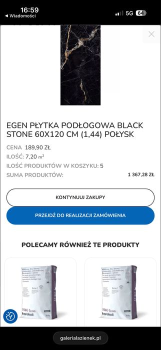 EGEN plytka podlogowo-scienna 60X120 CM