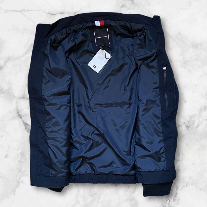 -35%$ XL 50 52 Tommy Hilfiger вітровка бомбер куртка ветровка синяя