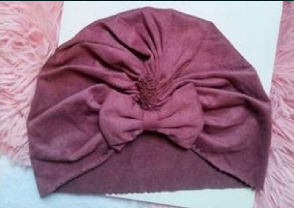 Turban z kokardą rozmiar 1-2 lata